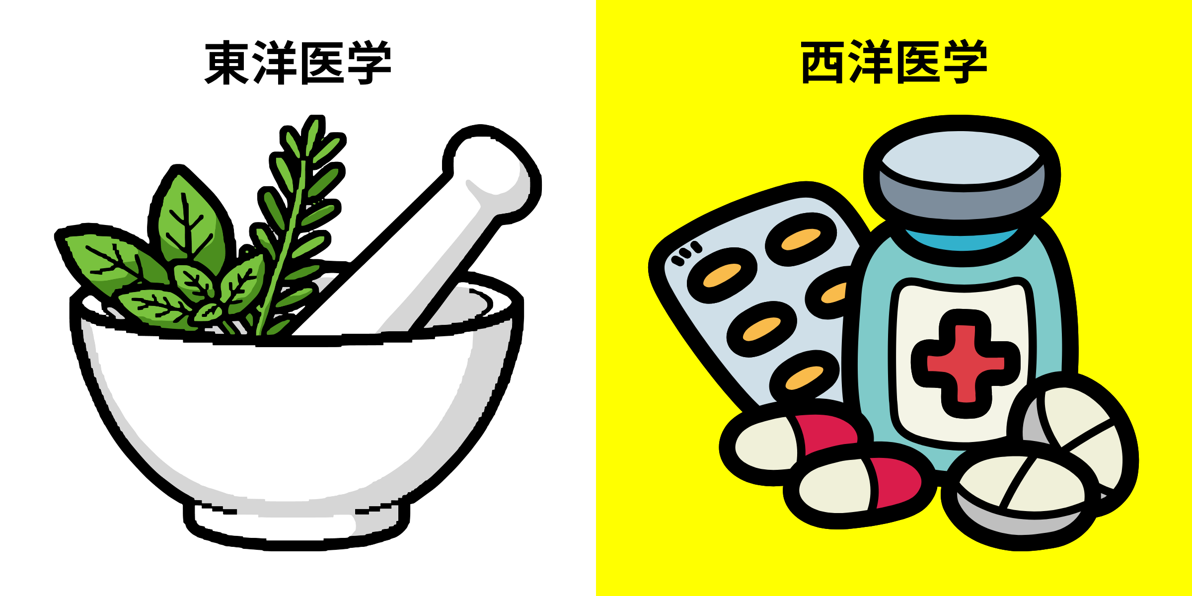 東洋医学と西洋医学の違い